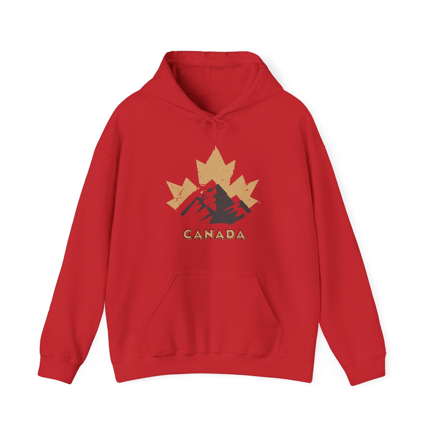 Canadian Rockies Mountain- Unisex Heavy Blended Hoodie - Perfect for Canadian Apparel