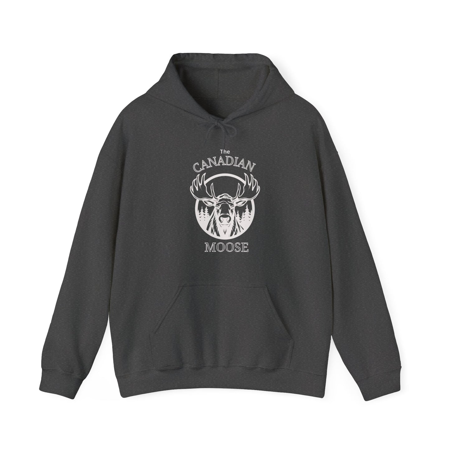 Canadian Moose - Unisex Heavy Blend™ Hooded Sweatshirt - Cozy & Stylish Canadian -Inspired Apparel