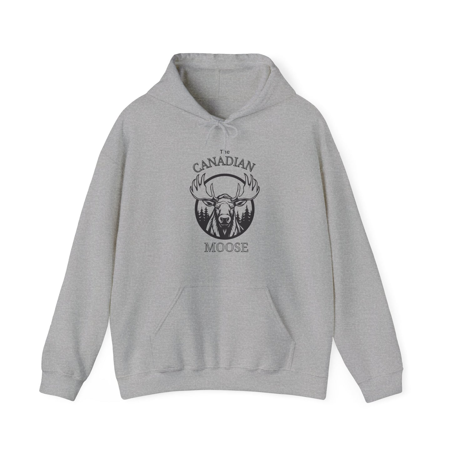 Canadian Moose - Unisex Heavy Blend™ Hooded Sweatshirt - Cozy & Stylish Canadian -Inspired Apparel