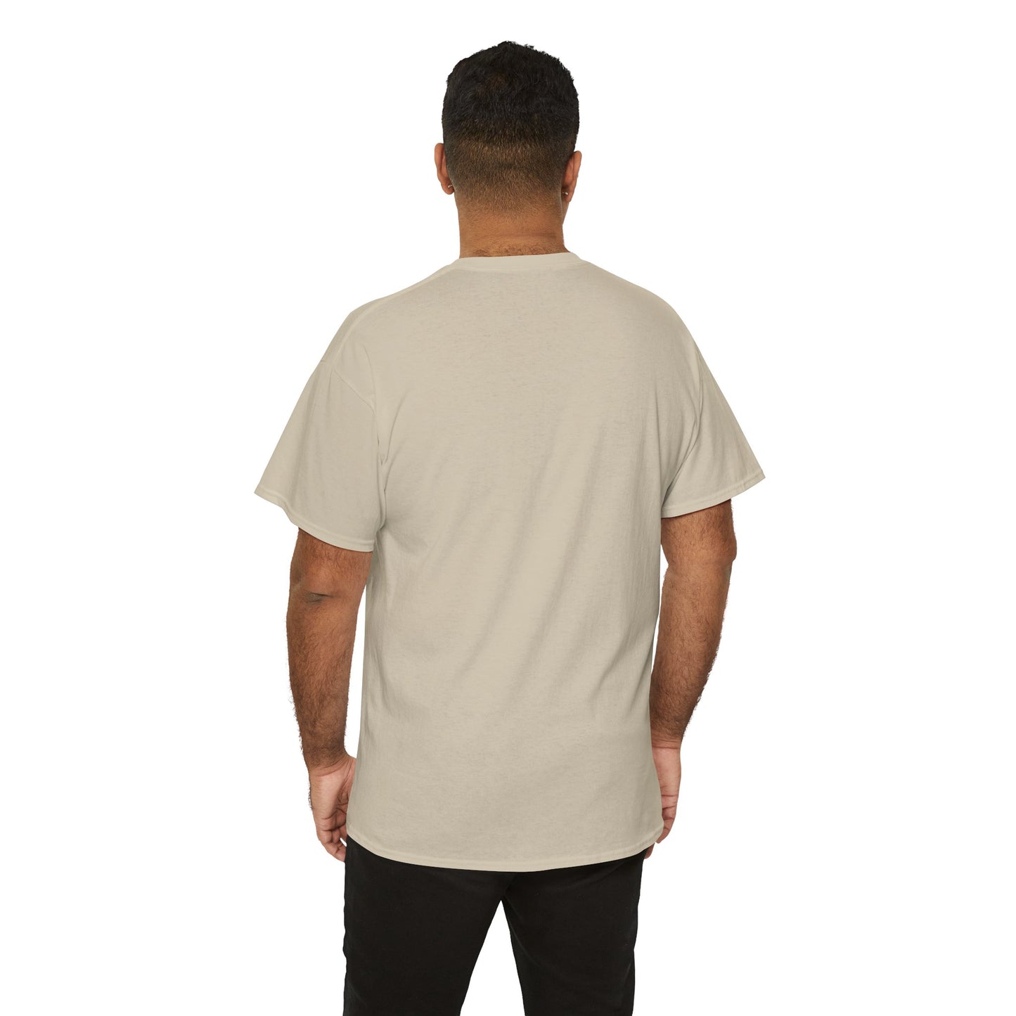 Bear Hiking - Unisex Heavy Cotton T-Shirt - Cool AI Graphic Design