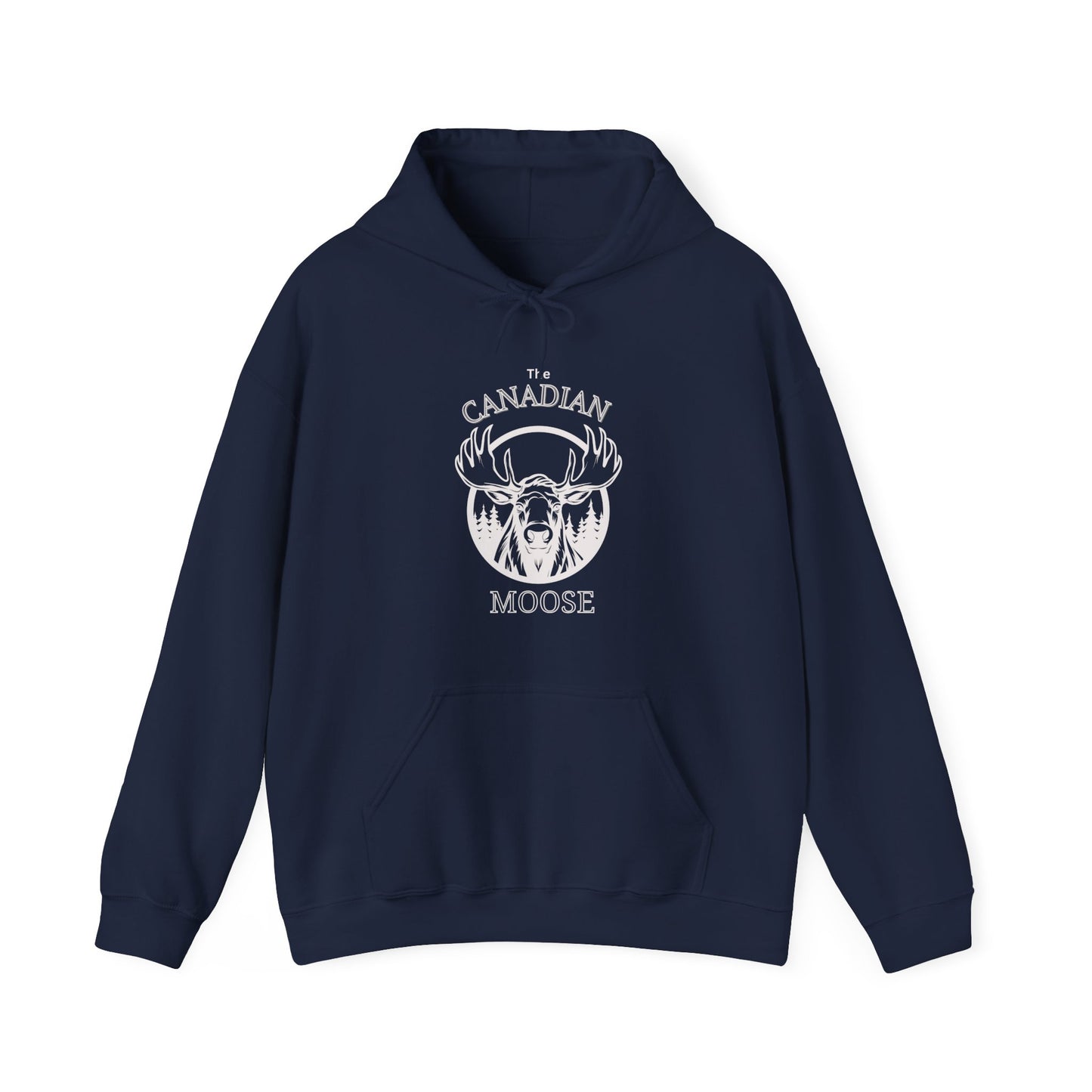 Canadian Moose - Unisex Heavy Blend™ Hooded Sweatshirt - Cozy & Stylish Canadian -Inspired Apparel