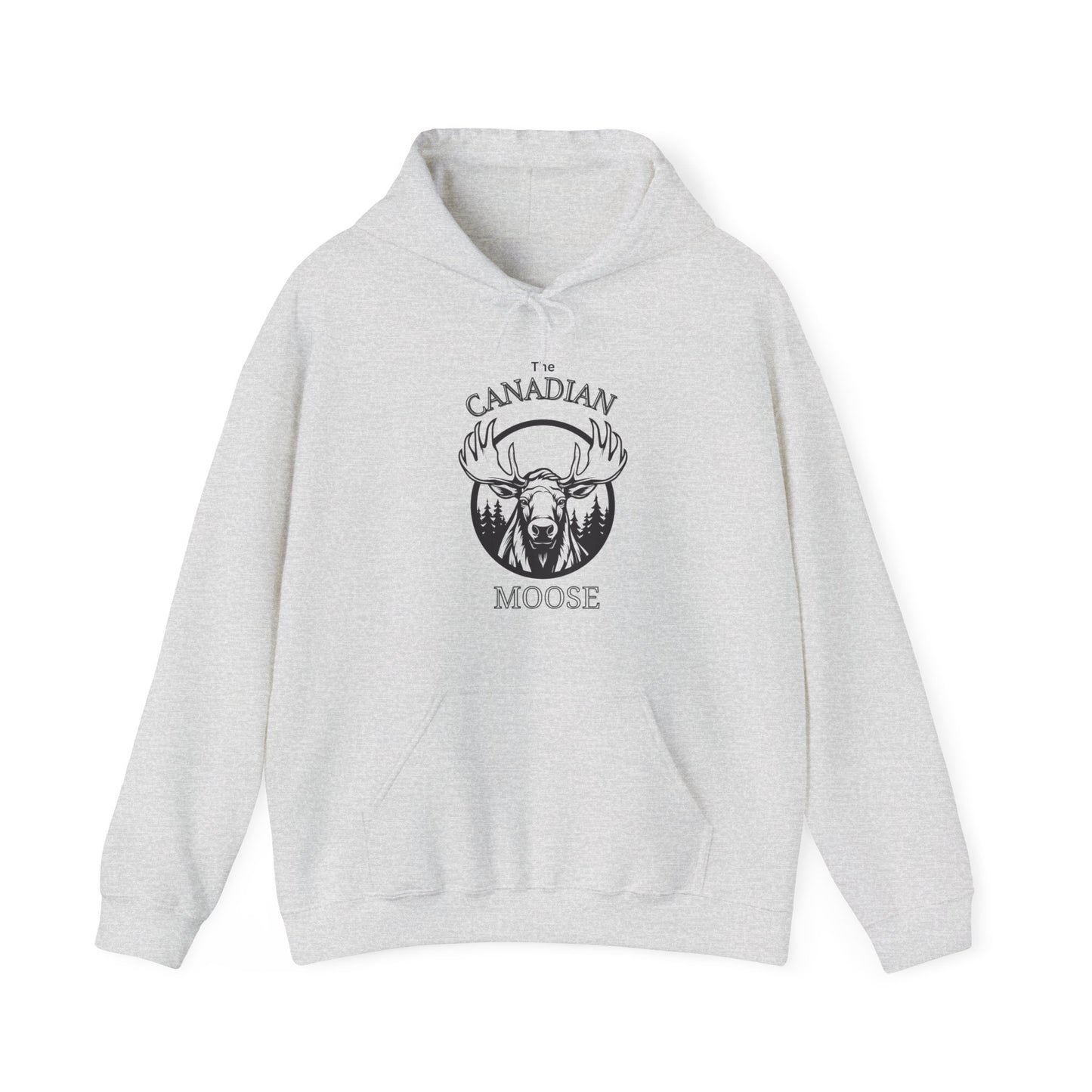 Canadian Moose - Unisex Heavy Blend™ Hooded Sweatshirt - Cozy & Stylish Canadian -Inspired Apparel