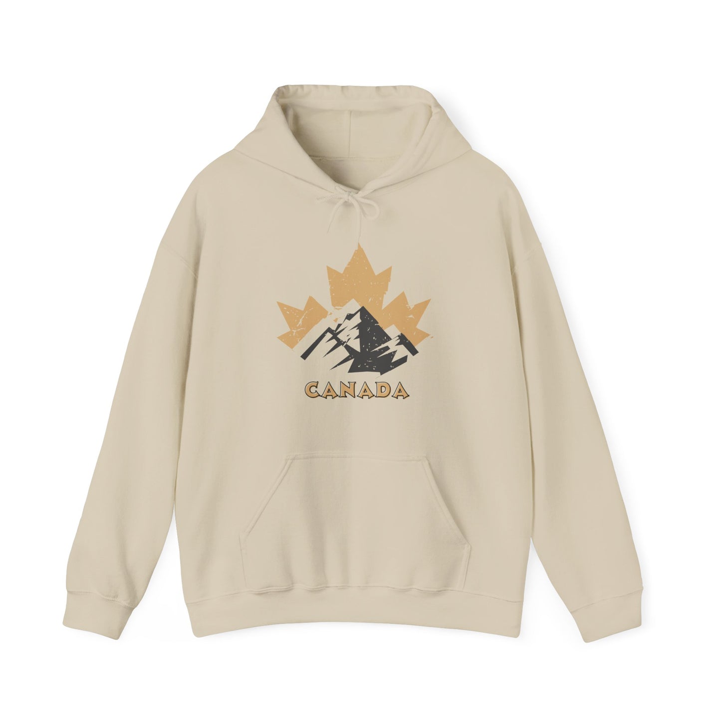 Canadian Rockies Mountain- Unisex Heavy Blended Hoodie - Perfect for Canadian Apparel