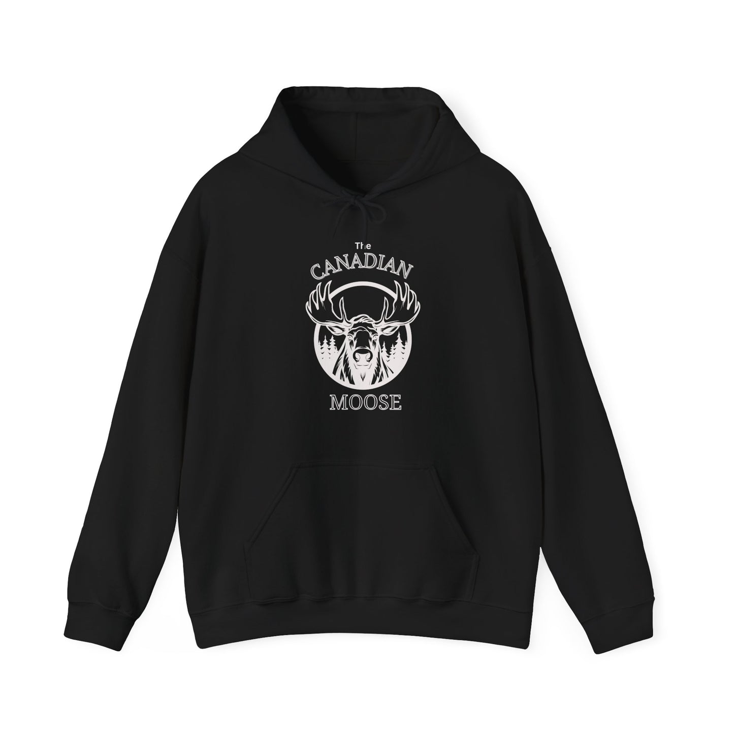 Canadian Moose - Unisex Heavy Blend™ Hooded Sweatshirt - Cozy & Stylish Canadian -Inspired Apparel
