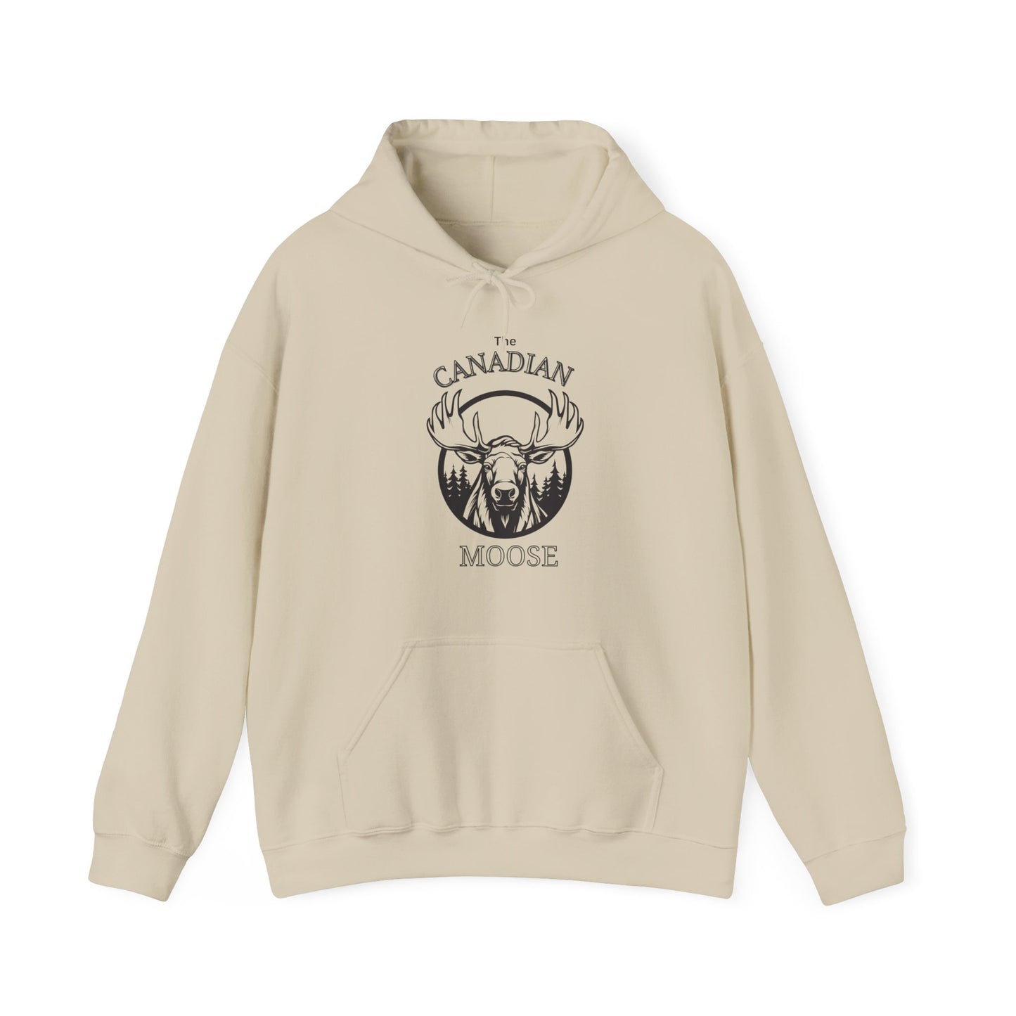 Canadian Moose - Unisex Heavy Blend™ Hooded Sweatshirt - Cozy & Stylish Canadian -Inspired Apparel