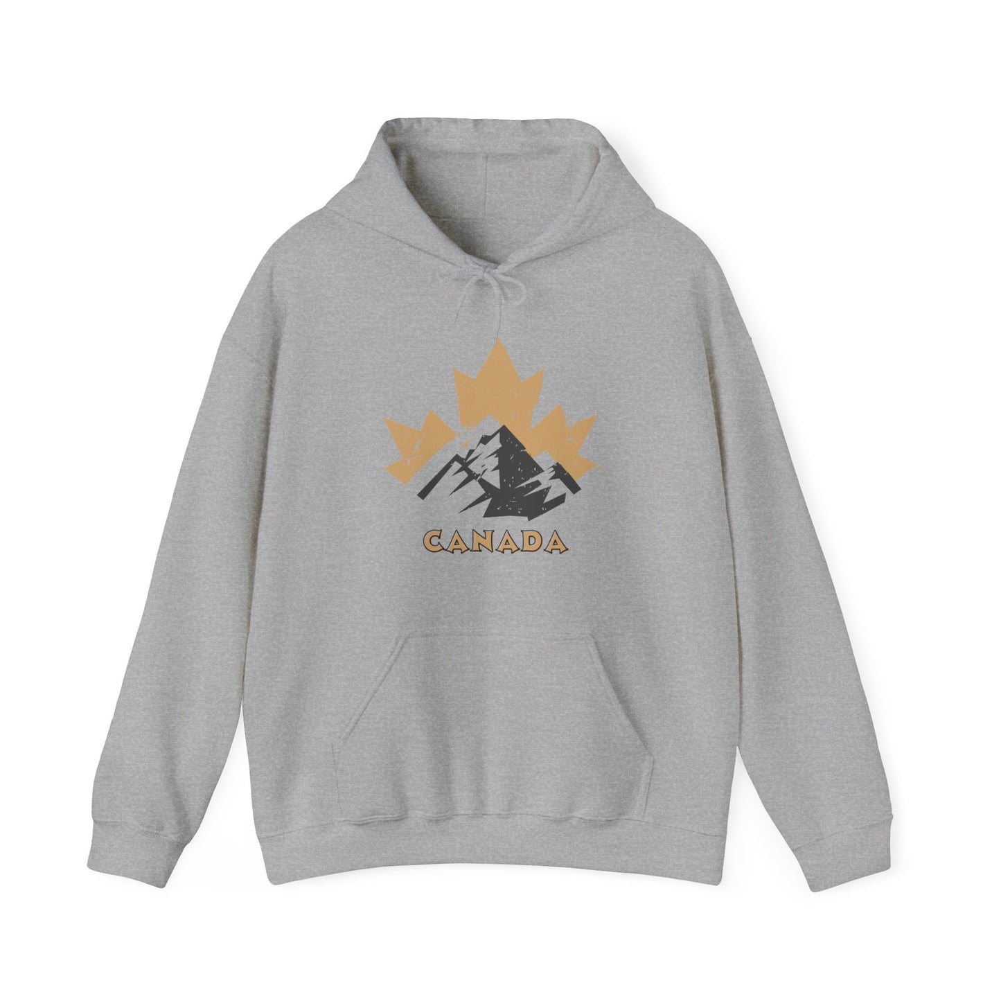 Canadian Rockies Mountain- Unisex Heavy Blended Hoodie - Perfect for Canadian Apparel