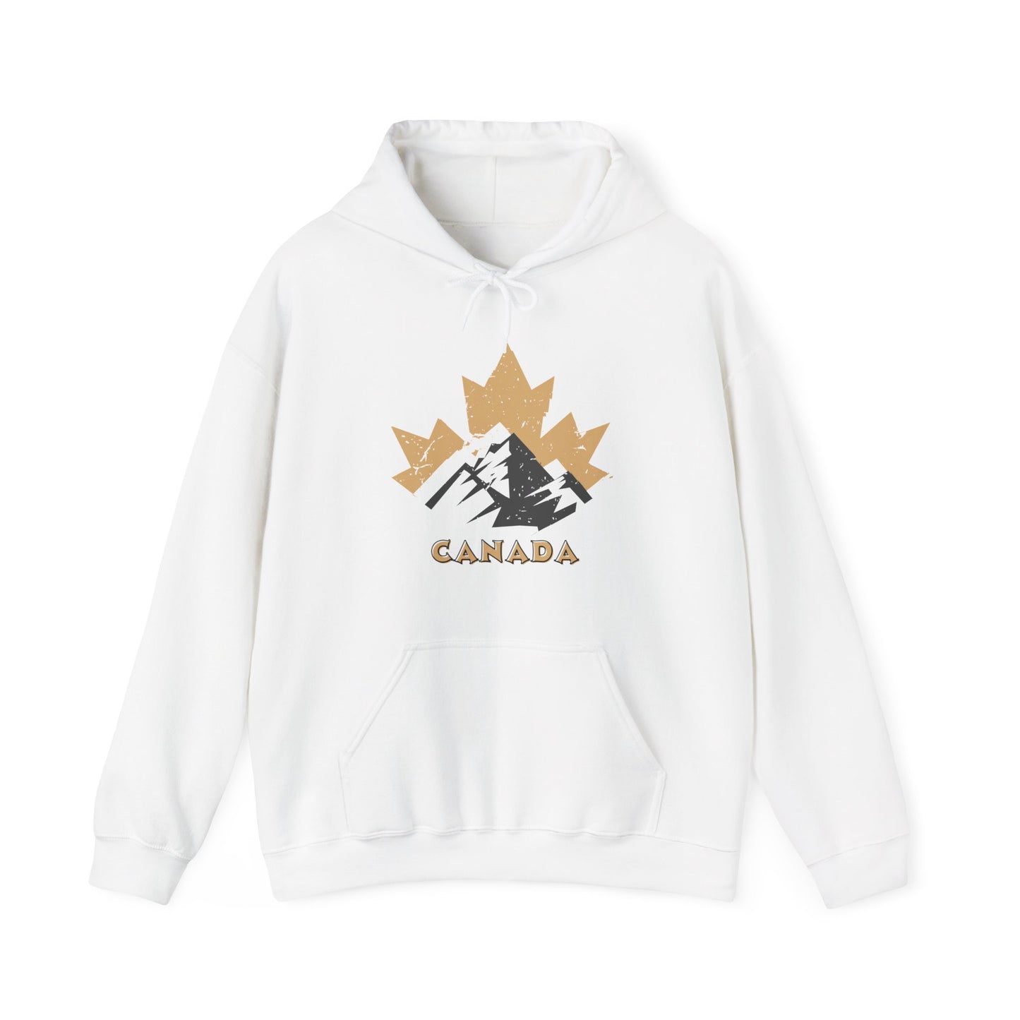 Canadian Rockies Mountain- Unisex Heavy Blended Hoodie - Perfect for Canadian Apparel