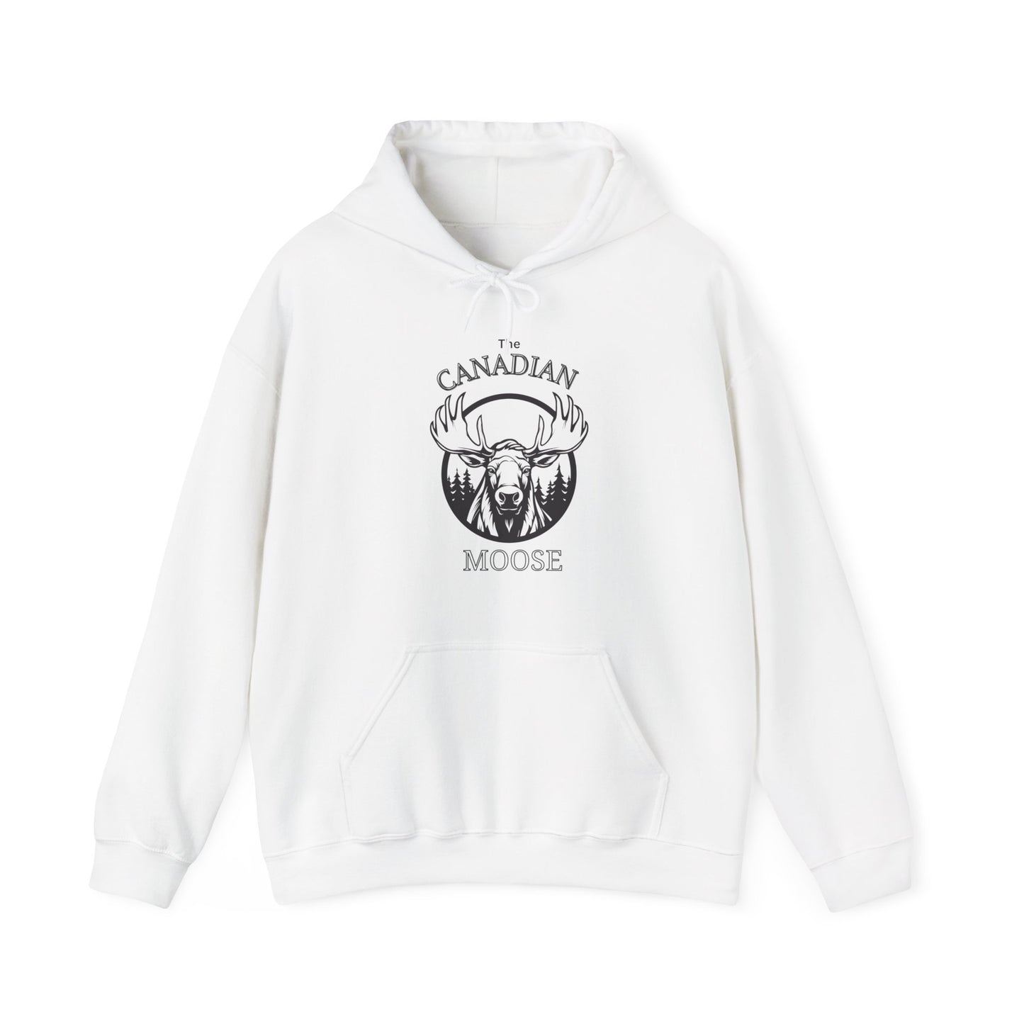 Canadian Moose - Unisex Heavy Blend™ Hooded Sweatshirt - Cozy & Stylish Canadian -Inspired Apparel