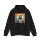 Bear Hiker - Unisex Cotton Hooded Sweatshirt - Cool and Stylish Outdoor Vibe