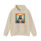 Bear Hiker - Unisex Cotton Hooded Sweatshirt - Cool and Stylish Outdoor Vibe